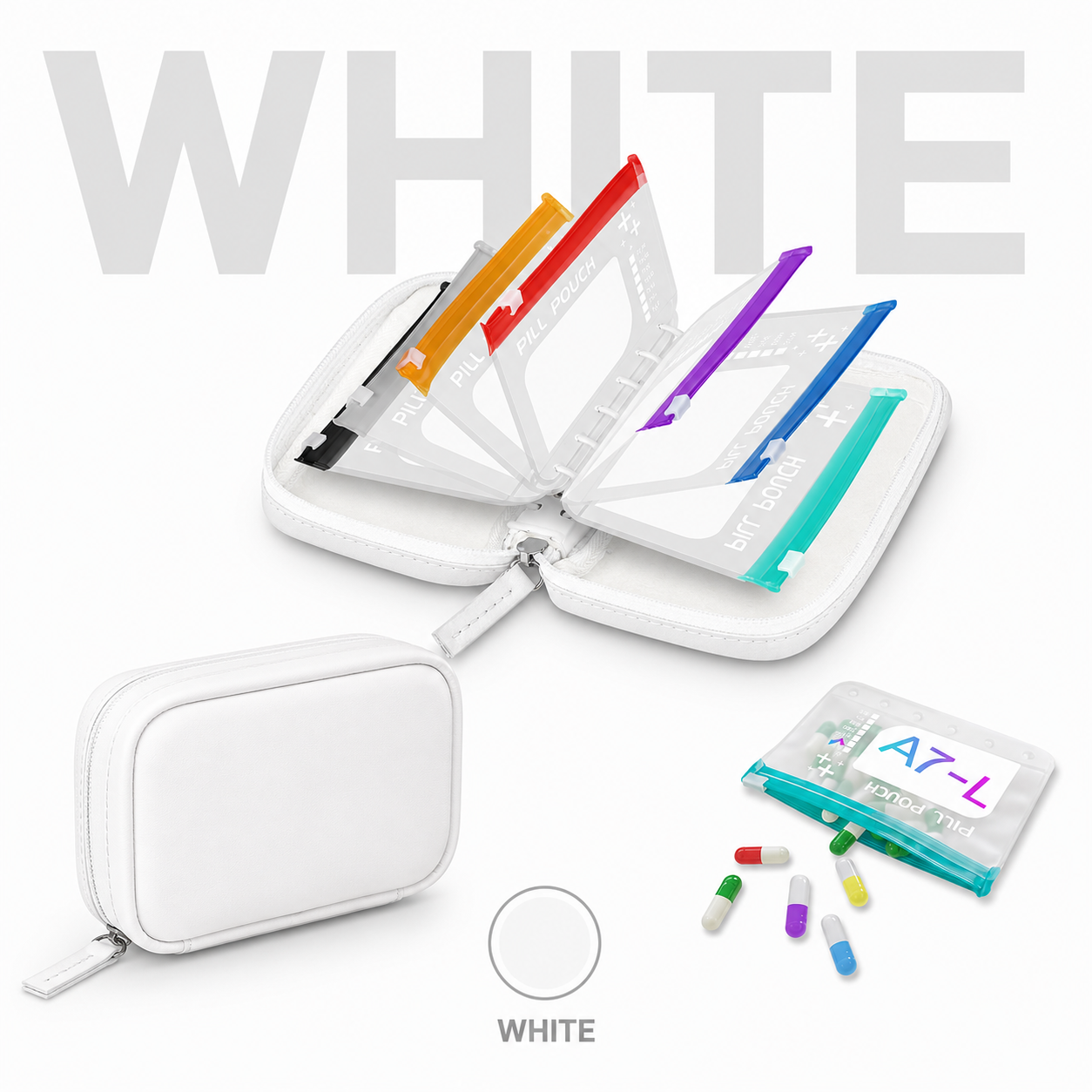 Tiworld– Waterproof Weekly Pill Organizer