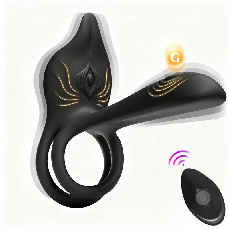 🎁Enchanted Girl Luxe Smart Vibrating Ring – App-Controlled Pleasure for Couples 💫