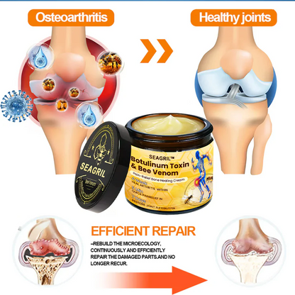 🎁Flash Sale - SEAGRIL™ Botulinum Toxin & Bee Venom Pain-Relief Bone Healing Cream🐝💎