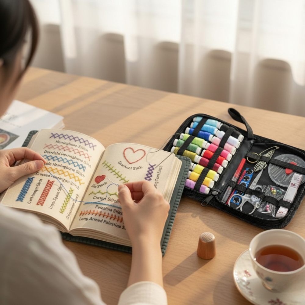 🔥Last Day 50% OFF - ✨SEAGRIL™ Stitch Book: Unwind Mind & Release Stress—One Stitch at a Time 🧵 60+ Unique Designs | Full Kit Included | For Every Skill Level (0 Experience Needed!)