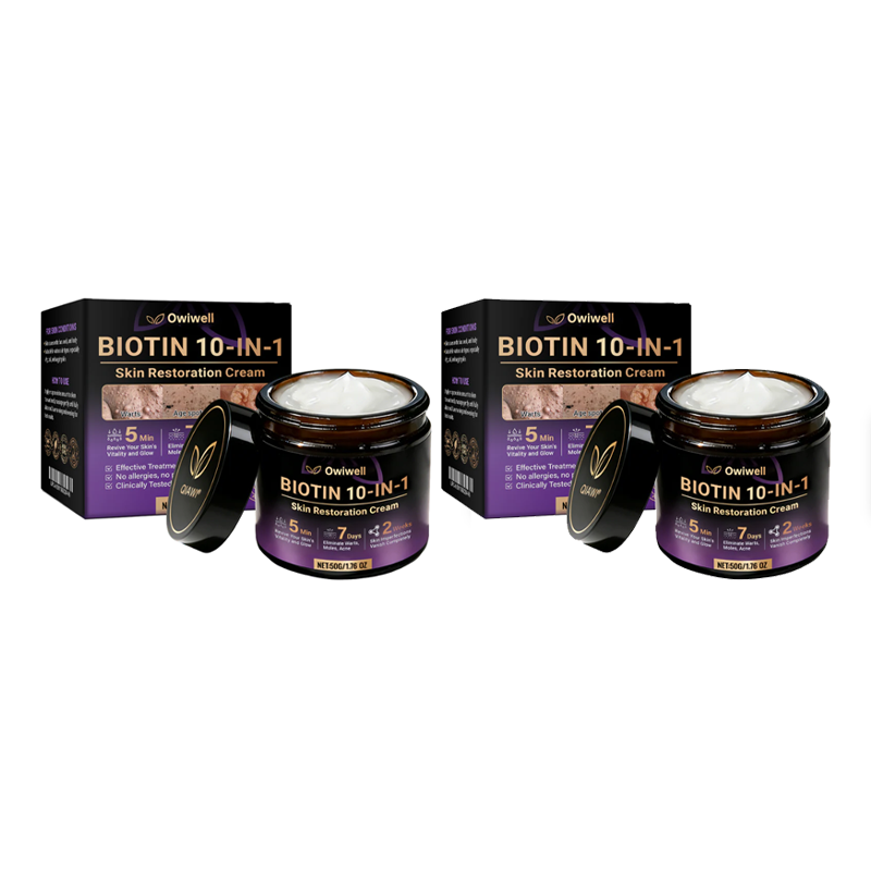 ✨Made and Shipped from USA ✨Yagoo® Biotin 10-in-1 Skin Restoration Cream 🍀