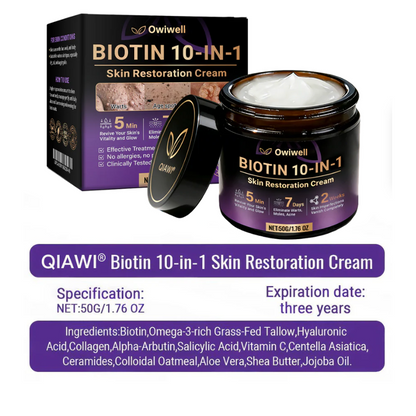 ✨Made and Shipped from USA ✨Yagoo® Biotin 10-in-1 Skin Restoration Cream 🍀