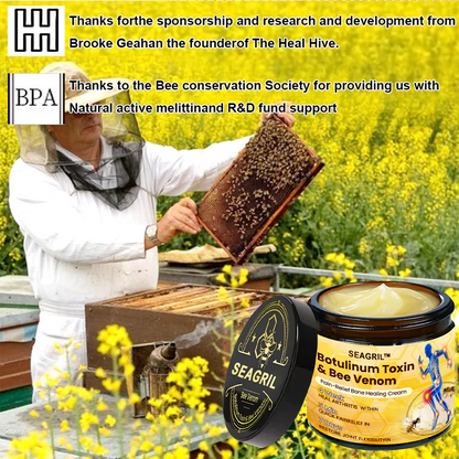 🎁Flash Sale - SEAGRIL™ Botulinum Toxin & Bee Venom Pain-Relief Bone Healing Cream🐝💎
