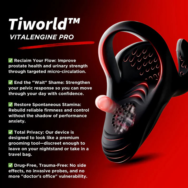 Tiworld™ VitalEngine Pro-The #1 5-in-1 at-home trainer that reverses ED; PE with advanced precision