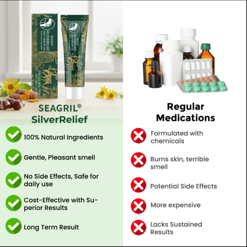 👑2026 Eaily Hot Sale Ends Today: 70% OFF!SEAGRIL® SilverRelief Joint Therapy Gel