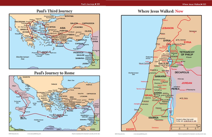 🔥Last Day70% off🔥10th Anniversary Edition Bible Charts, Maps and Time Lines