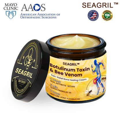 🎁Flash Sale - SEAGRIL™ Botulinum Toxin & Bee Venom Pain-Relief Bone Healing Cream🐝💎