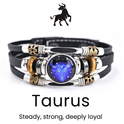 🔥 LAST DAY 50% OFF! ✨📿Astrological Sign Luminous Bracelet Super Bright In The Dark