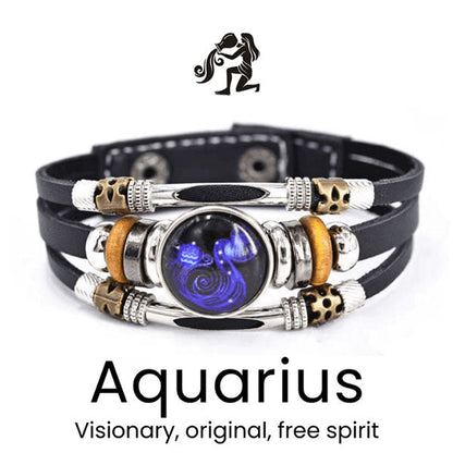 🔥 LAST DAY 50% OFF! ✨📿Astrological Sign Luminous Bracelet Super Bright In The Dark