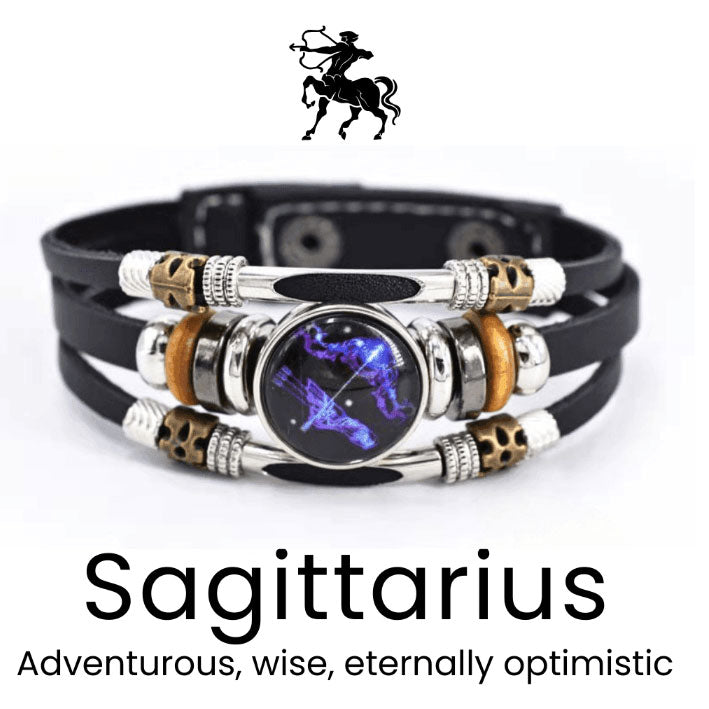 🔥 LAST DAY 50% OFF! ✨📿Astrological Sign Luminous Bracelet Super Bright In The Dark
