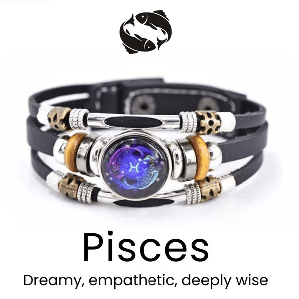🔥 LAST DAY 50% OFF! ✨📿Astrological Sign Luminous Bracelet Super Bright In The Dark