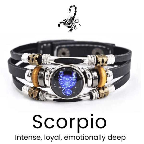 🔥 LAST DAY 50% OFF! ✨📿Astrological Sign Luminous Bracelet Super Bright In The Dark