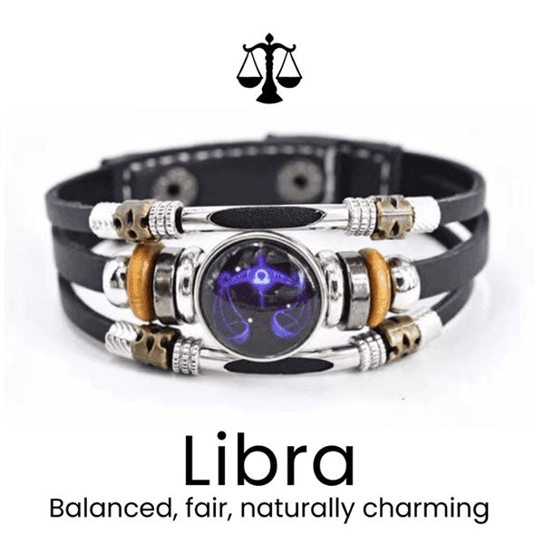 🔥 LAST DAY 50% OFF! ✨📿Astrological Sign Luminous Bracelet Super Bright In The Dark