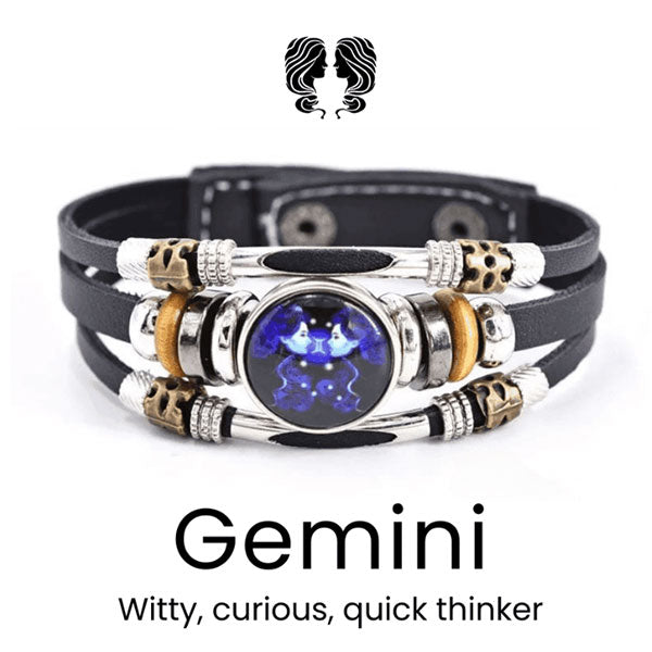 🔥 LAST DAY 50% OFF! ✨📿Astrological Sign Luminous Bracelet Super Bright In The Dark