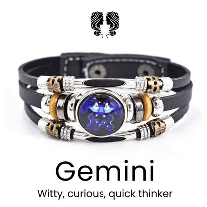 🔥 LAST DAY 50% OFF! ✨📿Astrological Sign Luminous Bracelet Super Bright In The Dark