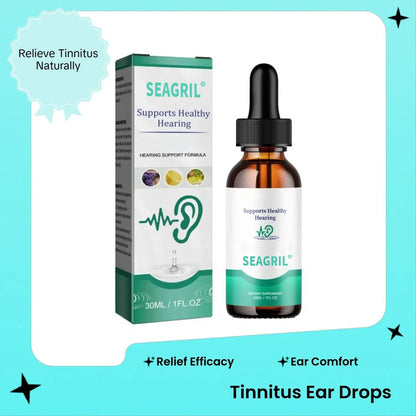 SEAGRIL Tinnitus Ear Drops for Clear Ears and Ultimate Comfort – Unlock Instant Relief from Tinnitus and Ear Discomfort🎶