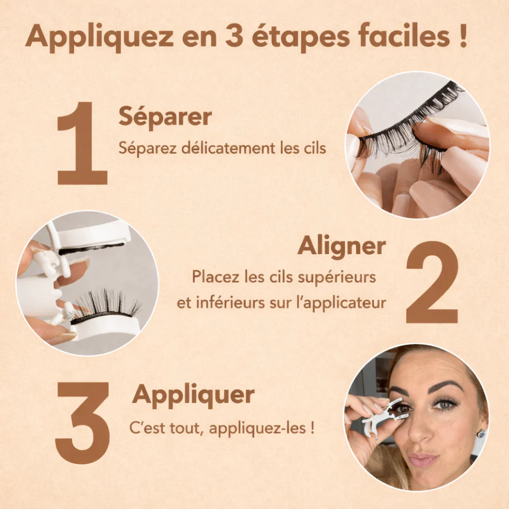 Faux cils magnétiques Tiworld™ sans colle