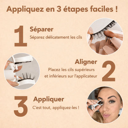 Faux cils magnétiques Tiworld™ sans colle