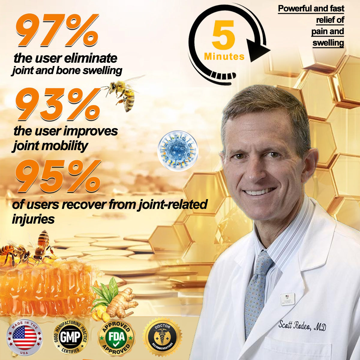 🎁Flash Sale - SEAGRIL™ Botulinum Toxin & Bee Venom Pain-Relief Bone Healing Cream🐝💎