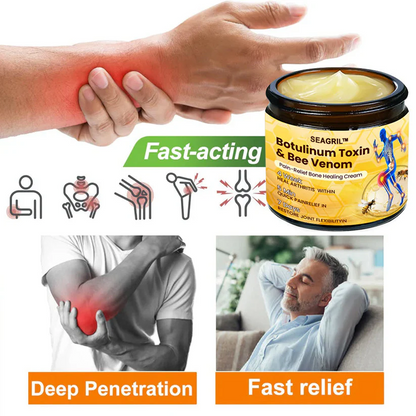 🎁Flash Sale - SEAGRIL™ Botulinum Toxin & Bee Venom Pain-Relief Bone Healing Cream🐝💎
