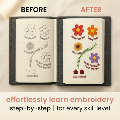 🔥Last Day 50% OFF - ✨SEAGRIL™ Stitch Book: Unwind Mind & Release Stress—One Stitch at a Time 🧵 60+ Unique Designs | Full Kit Included | For Every Skill Level (0 Experience Needed!)