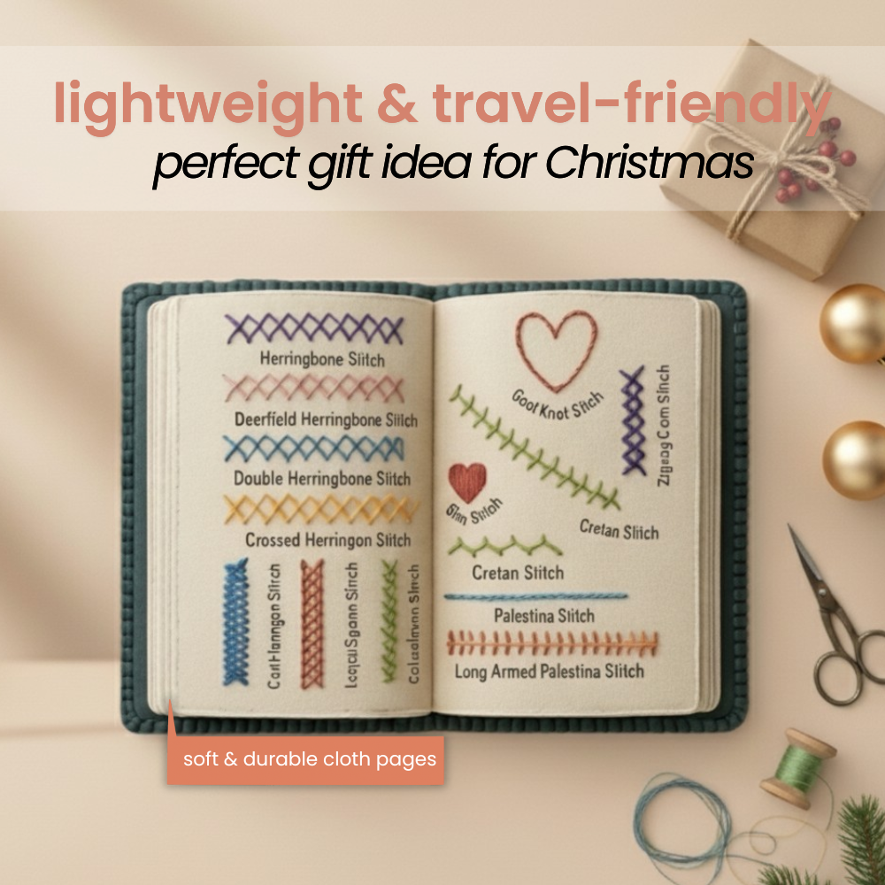 🔥Last Day 50% OFF - ✨SEAGRIL™ Stitch Book: Unwind Mind & Release Stress—One Stitch at a Time 🧵 60+ Unique Designs | Full Kit Included | For Every Skill Level (0 Experience Needed!)