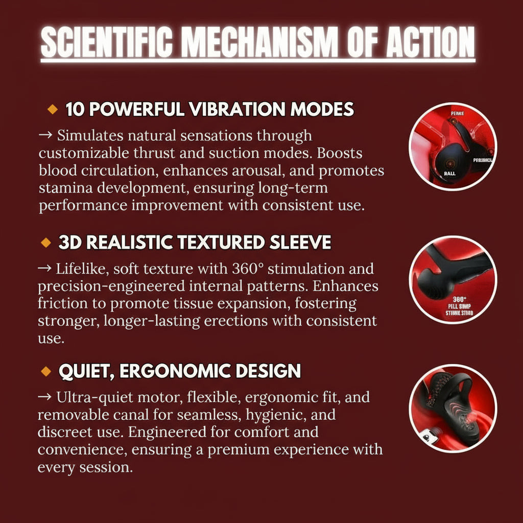 Tiworld™ VitalEngine Pro-The #1 5-in-1 at-home trainer that reverses ED; PE with advanced precision