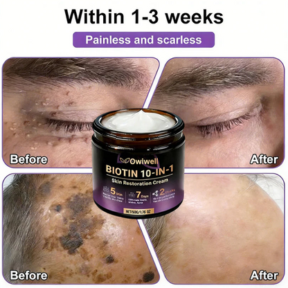 ✨Made and Shipped from USA ✨Yagoo® Biotin 10-in-1 Skin Restoration Cream 🍀