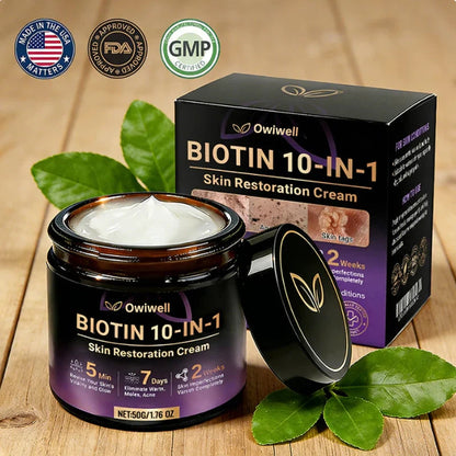 ✨Made and Shipped from USA ✨Yagoo® Biotin 10-in-1 Skin Restoration Cream 🍀