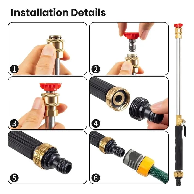 2026 - Jet Nozzle Power Washer for Garden Hose