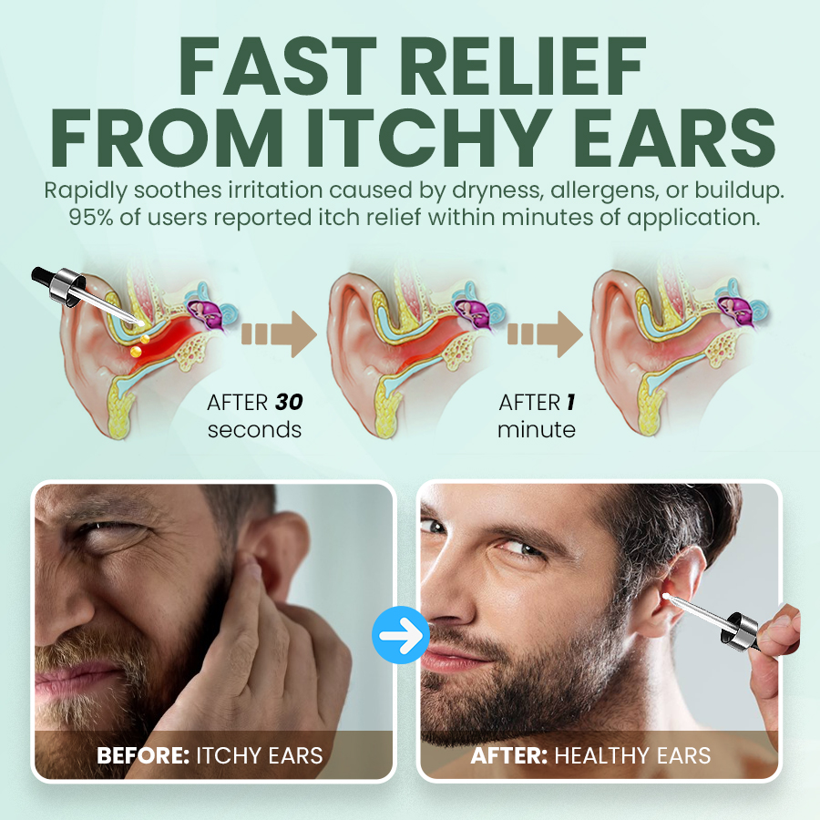 SEAGRIL Ear Care Drops Gentle Formula, Non-Irritating Gentle Formula