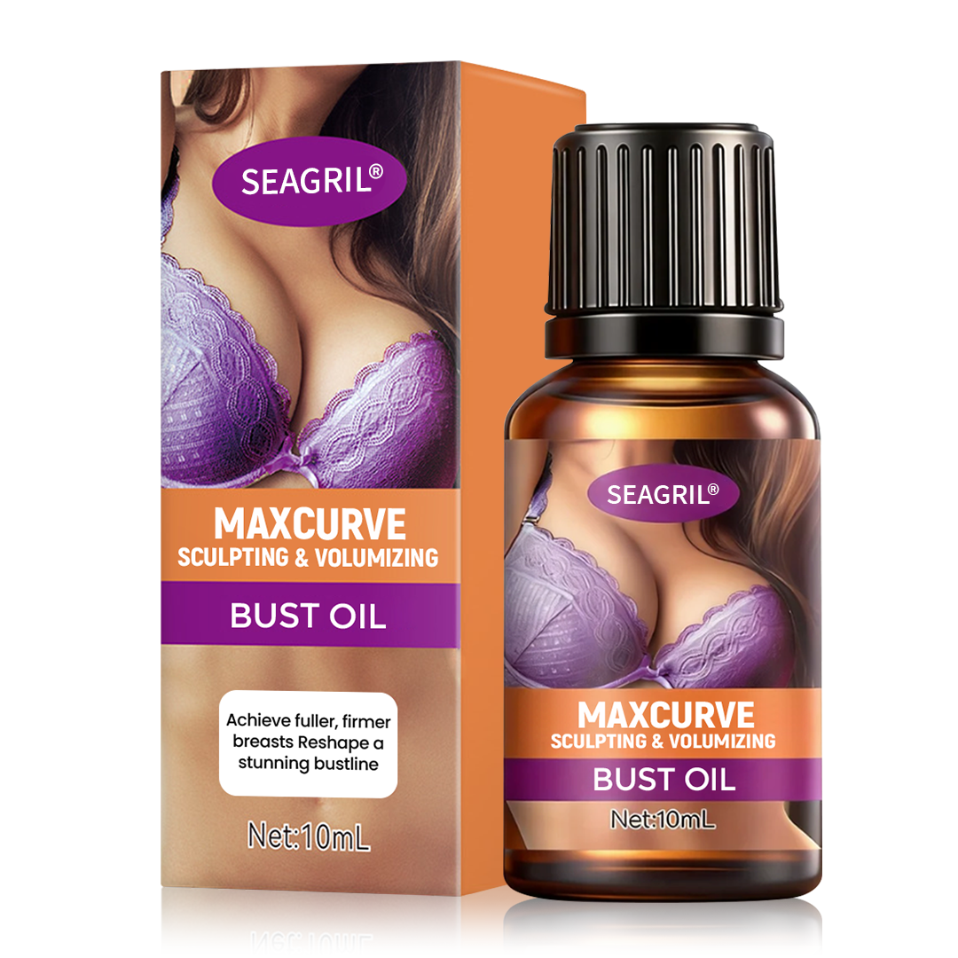 🧴SEAGRIL MaxCurve Bust Oil 🍑 Sculpting + Volumizing Oil for Smooth, Firm Bust Skin