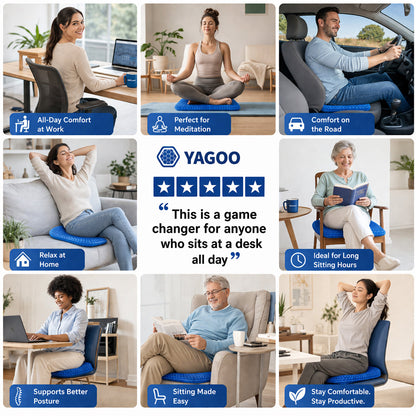 Turn Any Chair Into Pain-Free Comfort With Yagoo