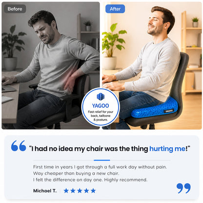Turn Any Chair Into Pain-Free Comfort With Yagoo
