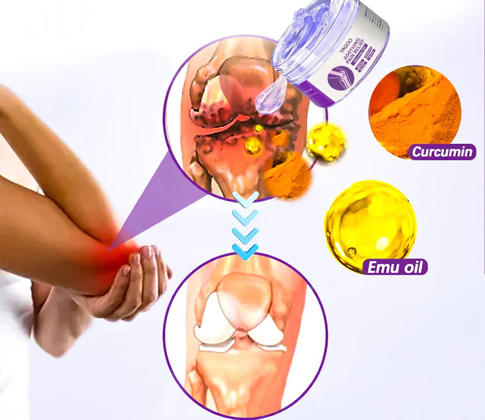 👉Clinically Trusted Arthritis Pain Relief Gel AAOS-Approved Turmeric & Emu Oil