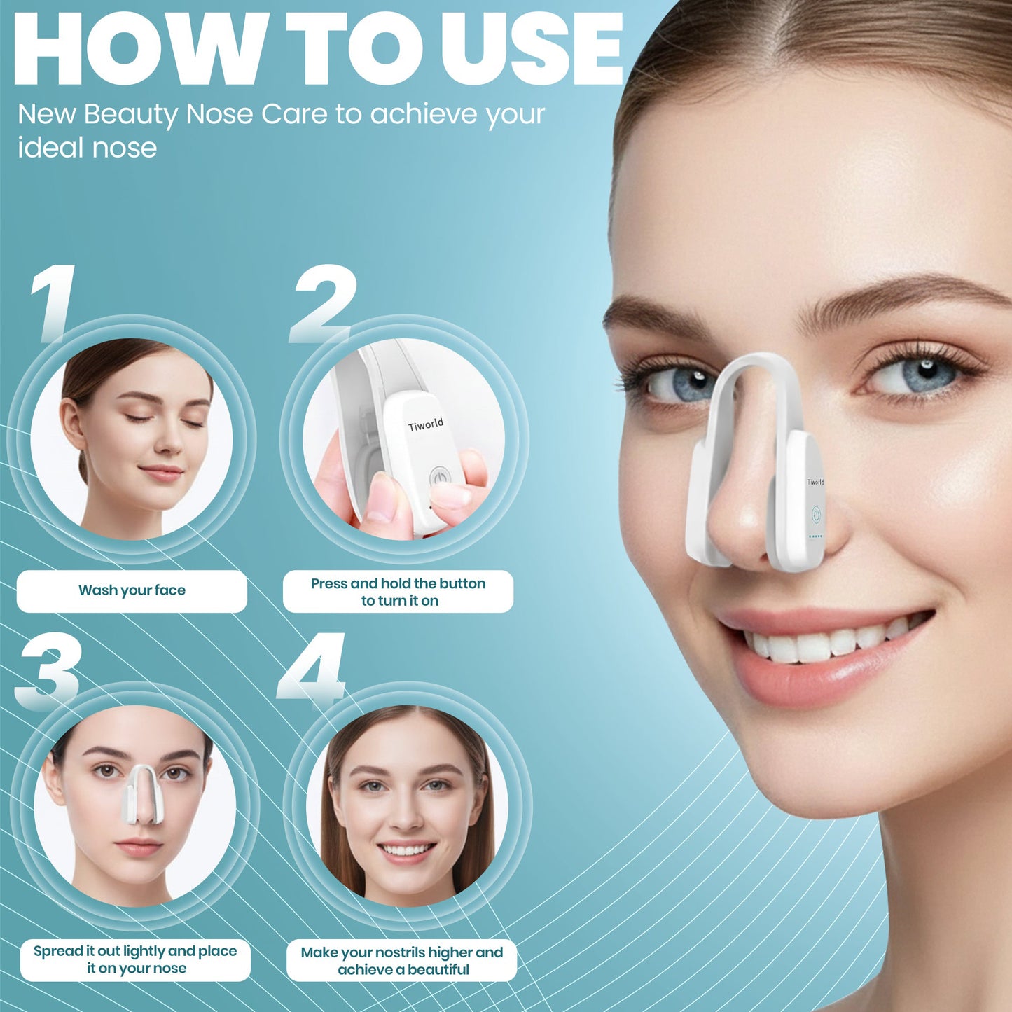 Tiworld™ Nose EMS Device