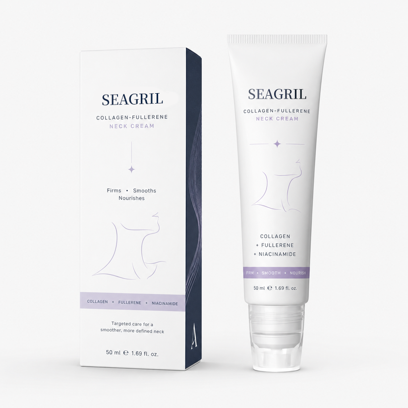 SEAGRIL™ 5-Roller Neck Firming Cream – Collagen & Hyaluronic Acid for Smoother, Tighter-Looking Neck Skin