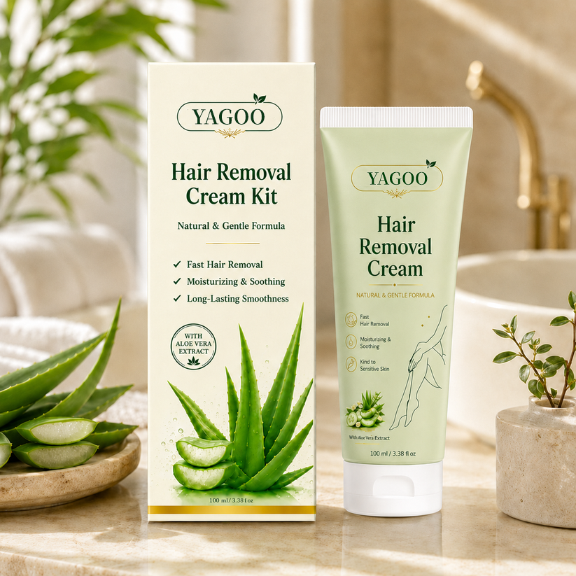 Yagoo™ Natural Gentle Hair Removal Cream | For Women & Men, Sensitive Skin