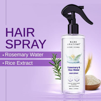 Rosemary and Rice Water Hair Spray