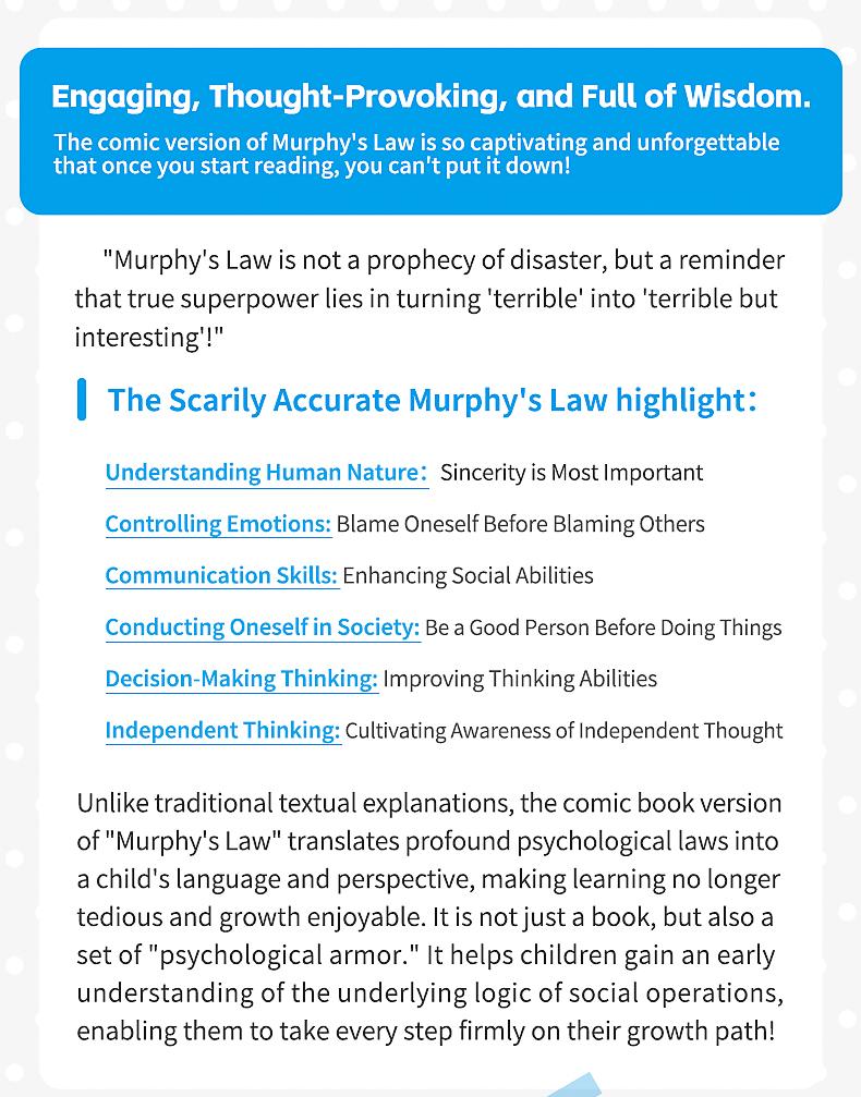 Murphy’s Law Life Principles for Children