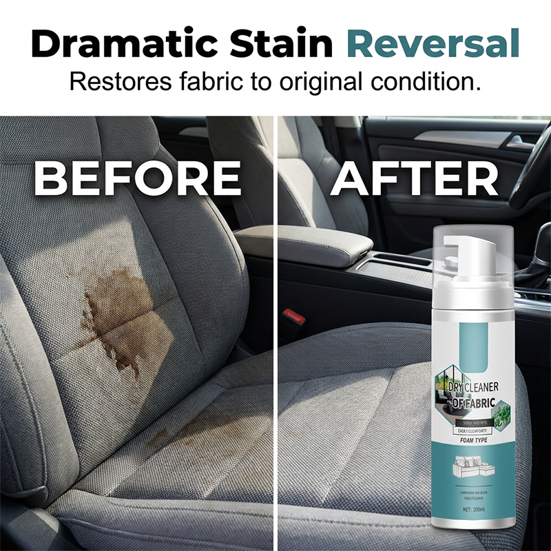🛋️ Half-price offer! Fabric cleaning foam—removes stains, odors, and dirt. Suitable for sofas, carpets, and cars—no water needed! 💨✨