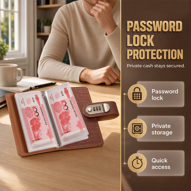 🔐Half-price offer! A savings binder with a combination lock—keep your cash safe, organized, and private. Perfect for budget planning and savings challenges! 💰✨