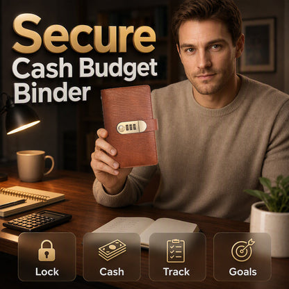 🔐Half-price offer! A savings binder with a combination lock—keep your cash safe, organized, and private. Perfect for budget planning and savings challenges! 💰✨