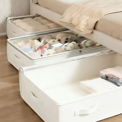 ✨ Save 50% now! ✨ Foldable under-bed storage bag with zippered lid