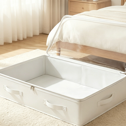 ✨ Save 50% now! ✨ Foldable under-bed storage bag with zippered lid